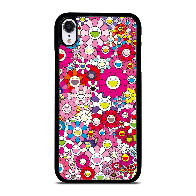 Takashi Murakami Flowers Pink iPhone XR Case