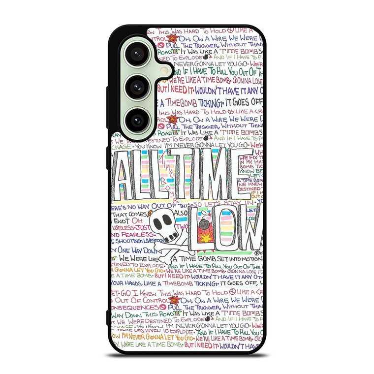 ALL TIME LOW WRITTING Samsung Galaxy S24 FE Case
