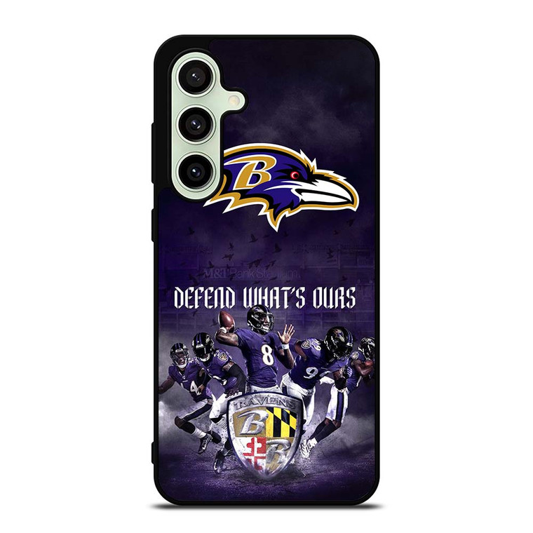 BALTIMORE RAVENS DEFEND Samsung Galaxy S24 FE Case