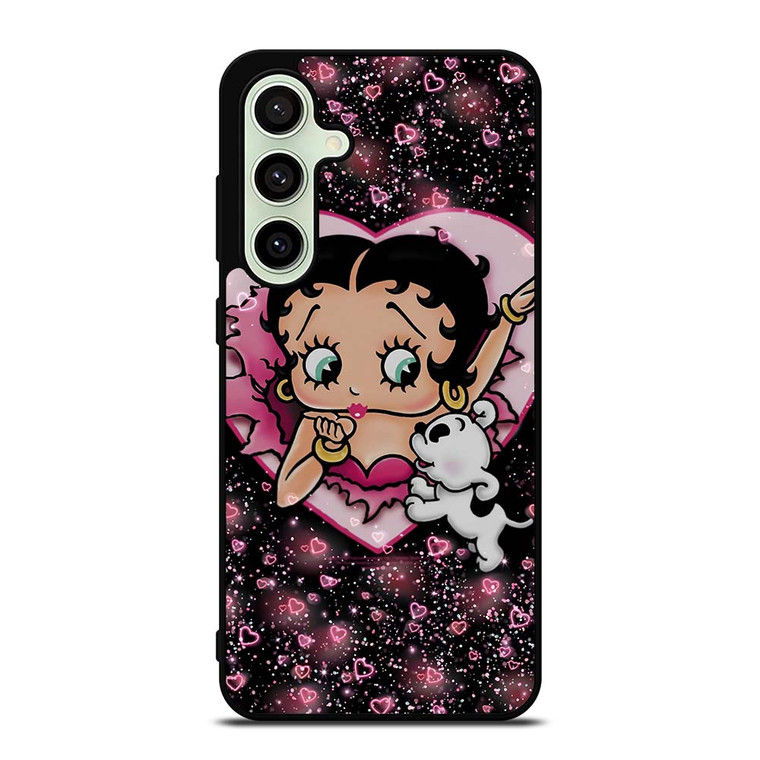 BETTY BOOP AND DOG CARTOON Samsung Galaxy S24 FE Case