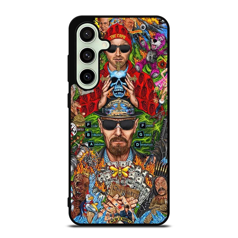 BREAKING BAD MONTAGE Samsung Galaxy S24 FE Case