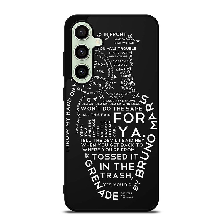 BRUNO MARS LYRICS Samsung Galaxy S24 FE Case