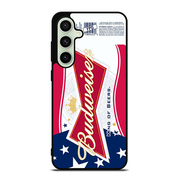 BUDWEISER AMERICAN FLAG LOGO Samsung Galaxy S24 FE Case