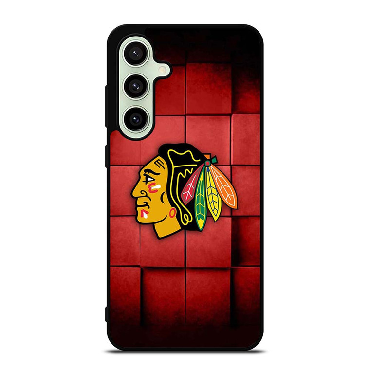 CHICAGO BLACKHAWKS FOOTBALL LOGO ICON Samsung Galaxy S24 FE Case