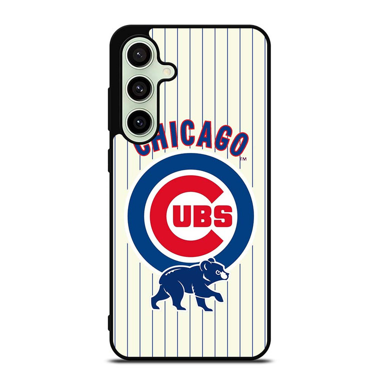 CHICAGO CUBS STRIPS Samsung Galaxy S24 FE Case