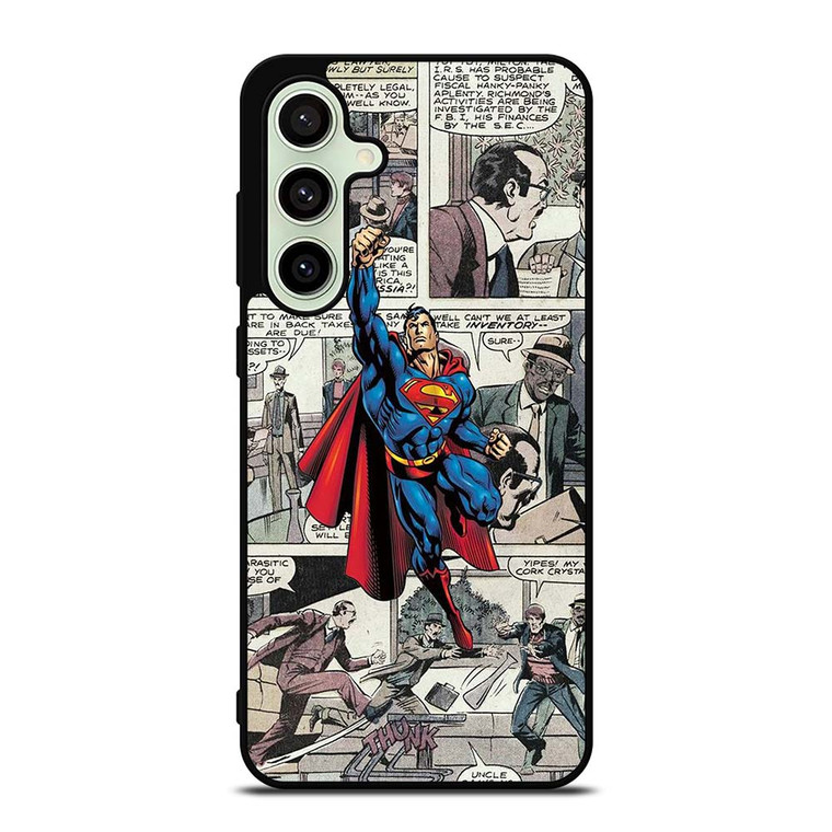 DC SUPERMAN COMIC CLASSIC Samsung Galaxy S24 FE Case