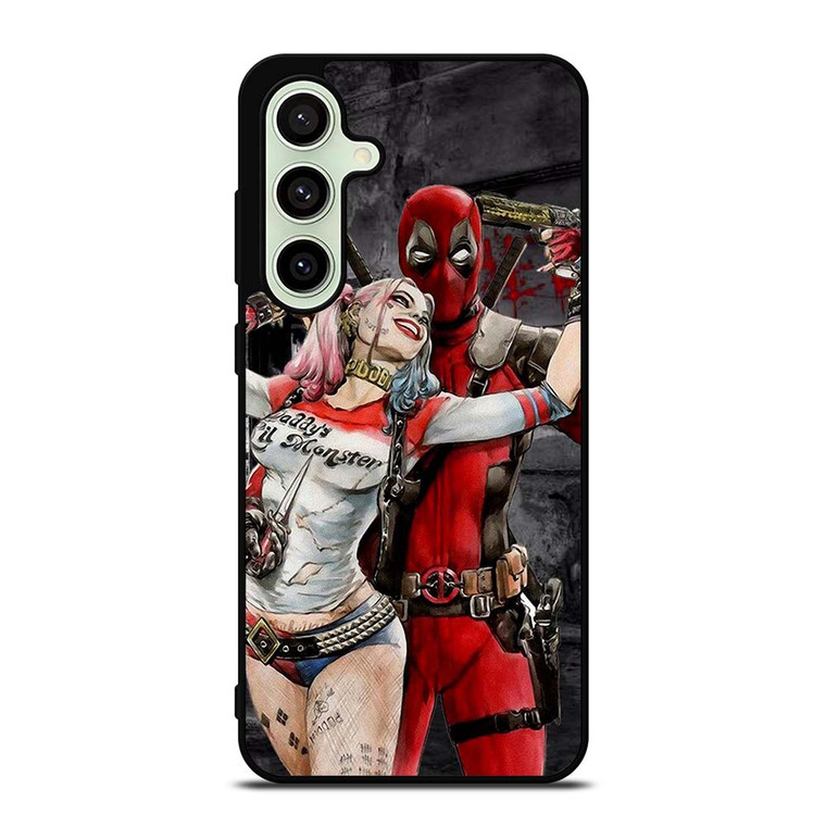 DEADPOOL HARLEY QUINN ART LOVE Samsung Galaxy S24 FE Case