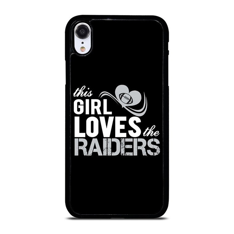 THIS GIRL LOVES THE RAIDERS 2 iPhone XR Case
