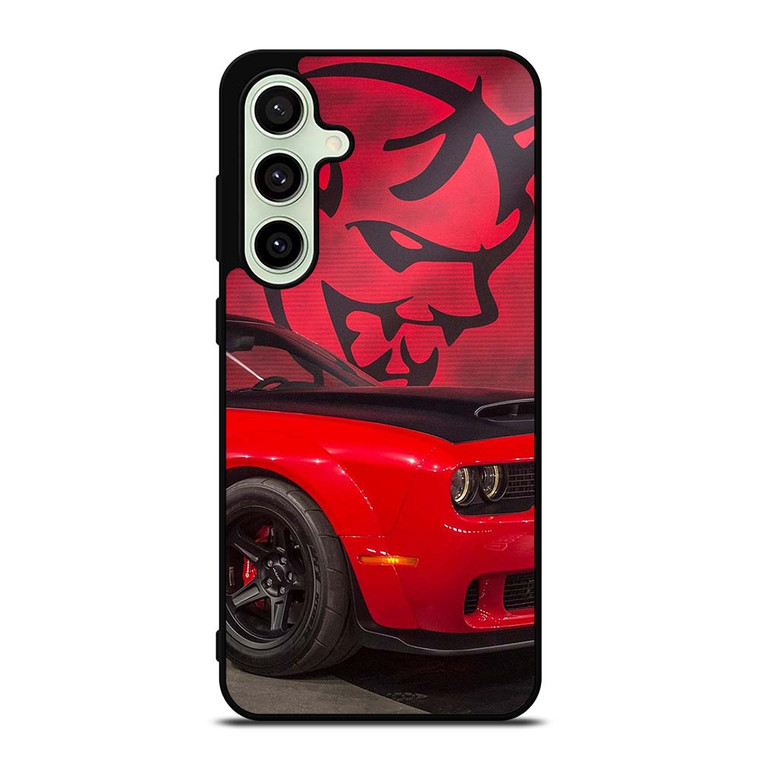 DODGE CAR DEMON LOGO RED Samsung Galaxy S24 FE Case