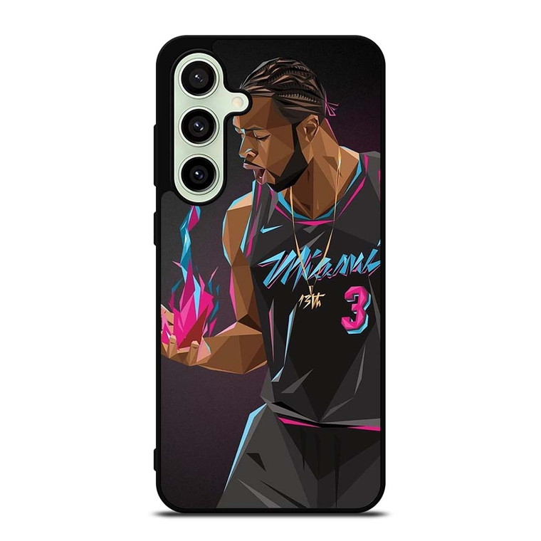 DWYANE WADE MIAMI HEAT ART Samsung Galaxy S24 FE Case