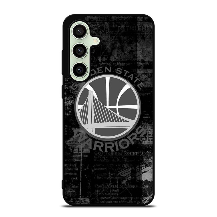 GOLDEN STATE WARRIORS LOGO BLACK WHITE Samsung Galaxy S24 FE Case
