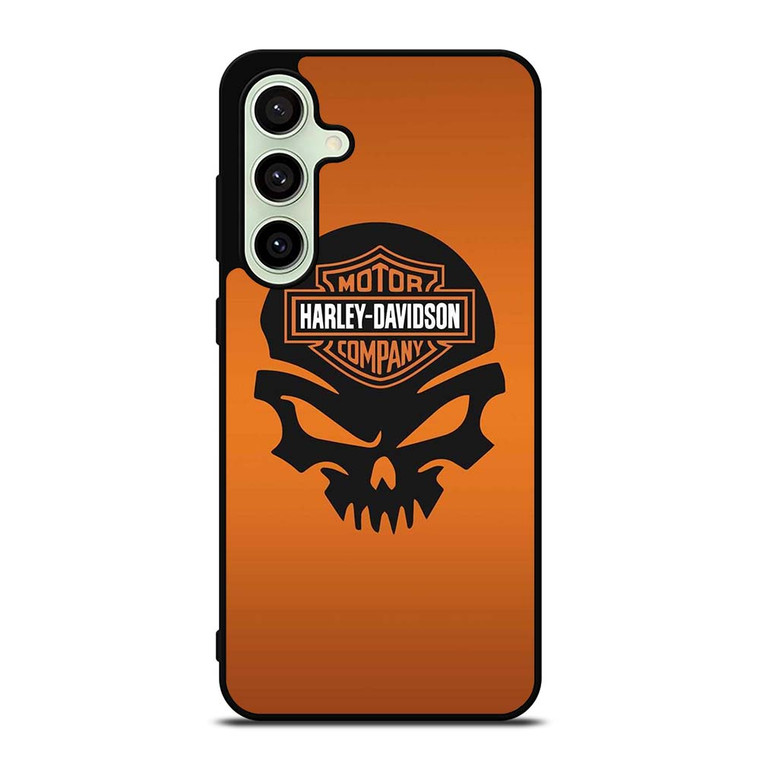 HARLEY DAVIDSON MOTORCYCLE SKULL LOGO Samsung Galaxy S24 FE Case