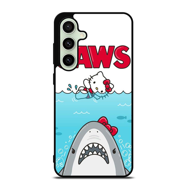 JAWS SHARK HELLO KITTY Samsung Galaxy S24 FE Case