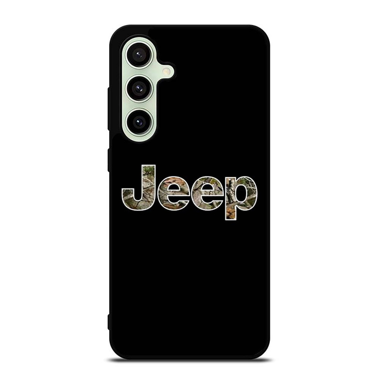 JEEP WRANGLER LOGO CAMO Samsung Galaxy S24 FE Case