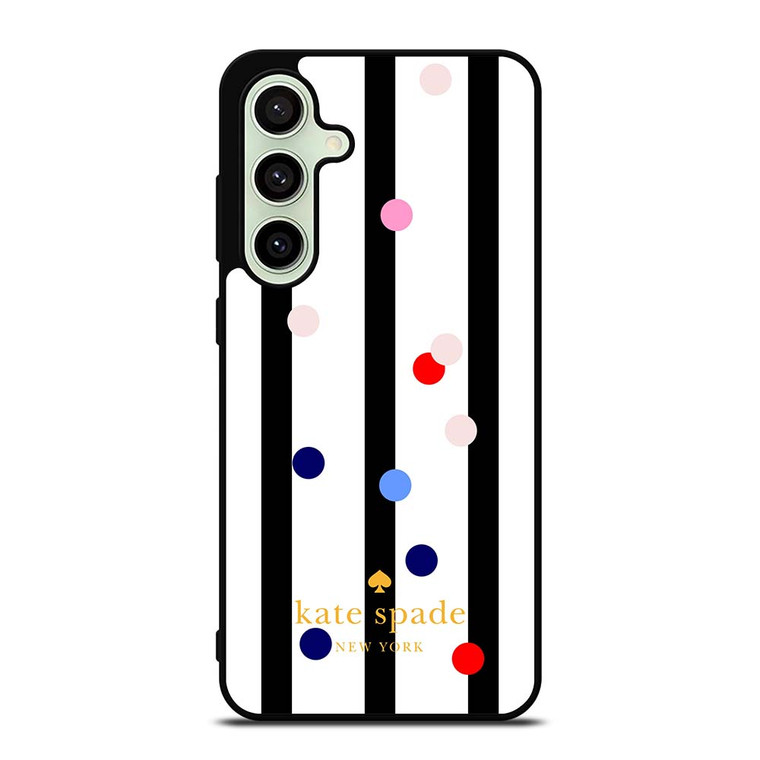 KATE SPADE STRIPE POLKADOTS Samsung Galaxy S24 FE Case