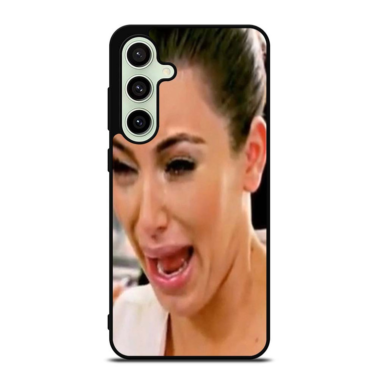 KIM KARDASHIAN UGLY CRYING FACE Samsung Galaxy S24 FE Case