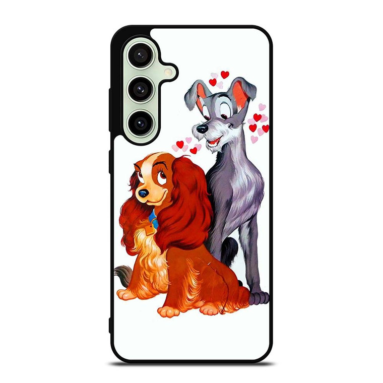 LADY AND THE TRAMP DISNEY CARTOON PAINTING Samsung Galaxy S24 FE Case