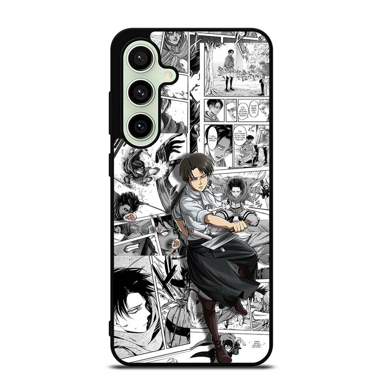 LEVI ACKERMAN CARTOON Samsung Galaxy S24 FE Case