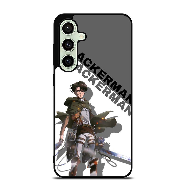 LEVI ACKERMAN NAME CARTOON Samsung Galaxy S24 FE Case
