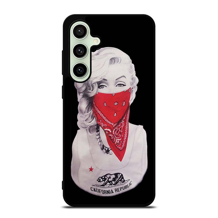 MARILYN MONROE RED BANDANA GANGSTER Samsung Galaxy S24 FE Case