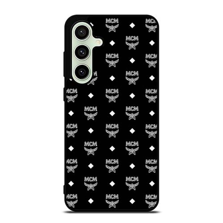 MCM WORLDWIDE ICON BLACK Samsung Galaxy S24 FE Case