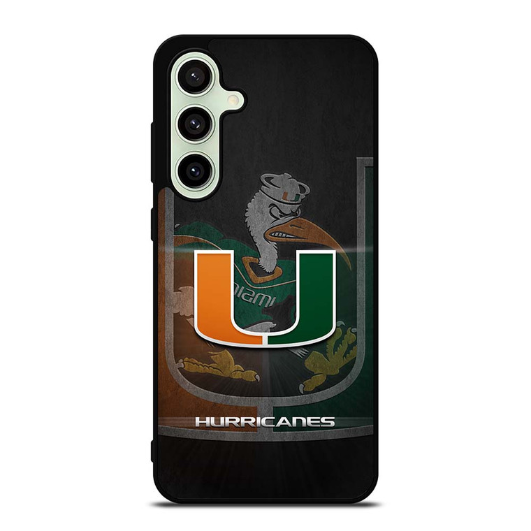 MIAMI HURRICANES UM 3 Samsung Galaxy S24 FE Case