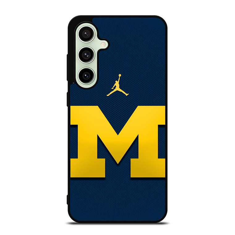 MICHIGAN WOLVERINES BLUE LOGO Samsung Galaxy S24 FE Case