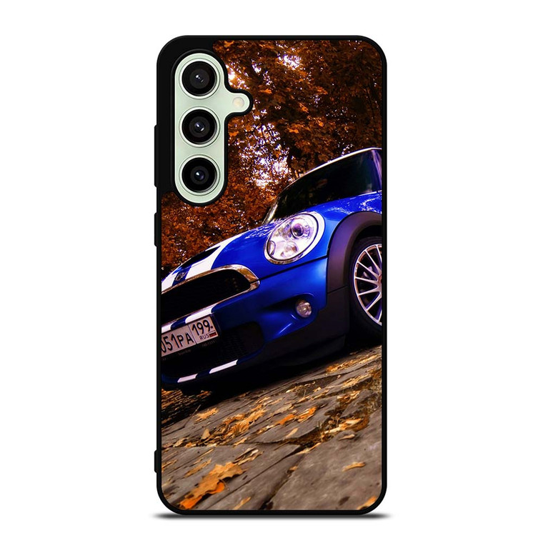 MINI COOPER BLUE Samsung Galaxy S24 FE Case