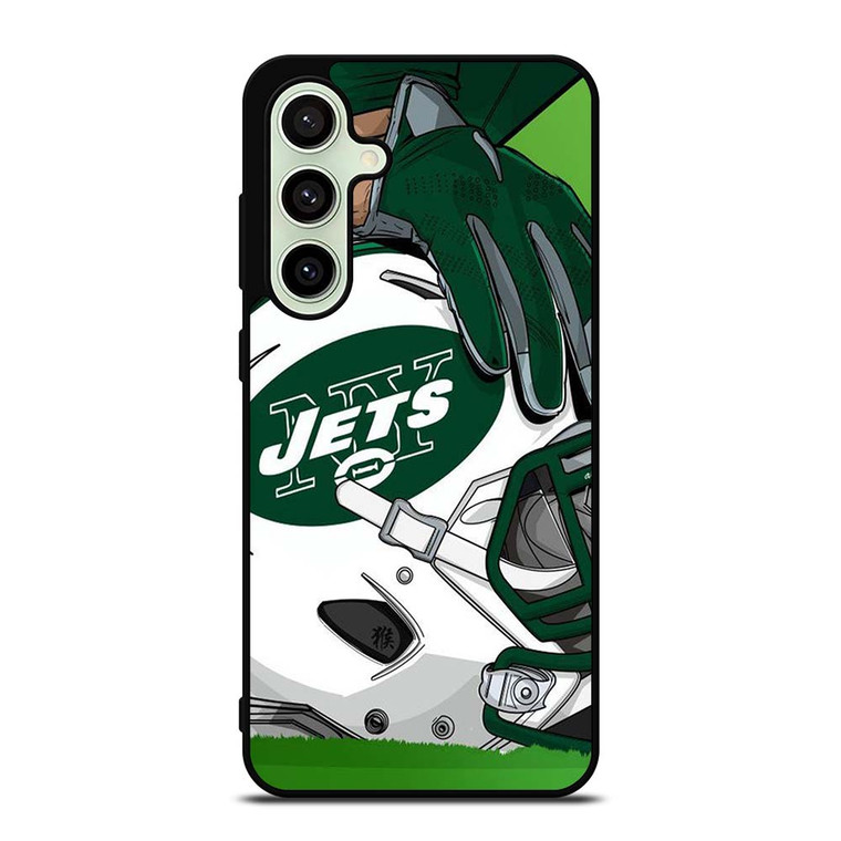 NEW YORK JETS HELMET LOGO Samsung Galaxy S24 FE Case