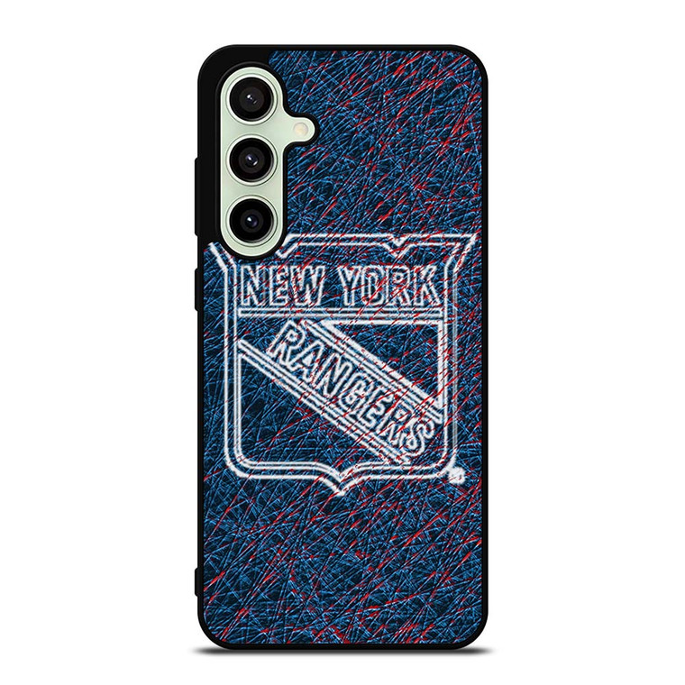NEW YORK RANGERS ABSTRACT Samsung Galaxy S24 FE Case