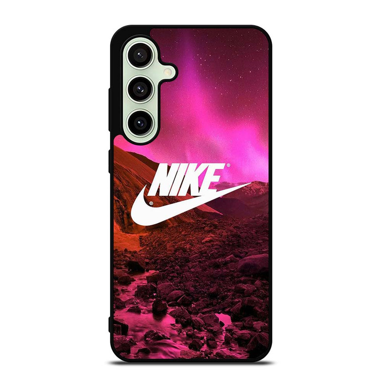 NIKE LOGO AURORA PURPLE Samsung Galaxy S24 FE Case