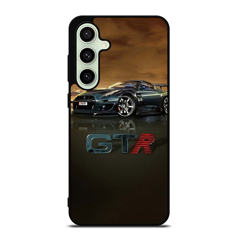 NISSAN GTR R35 SILVER GLOWING Samsung Galaxy S24 FE Case