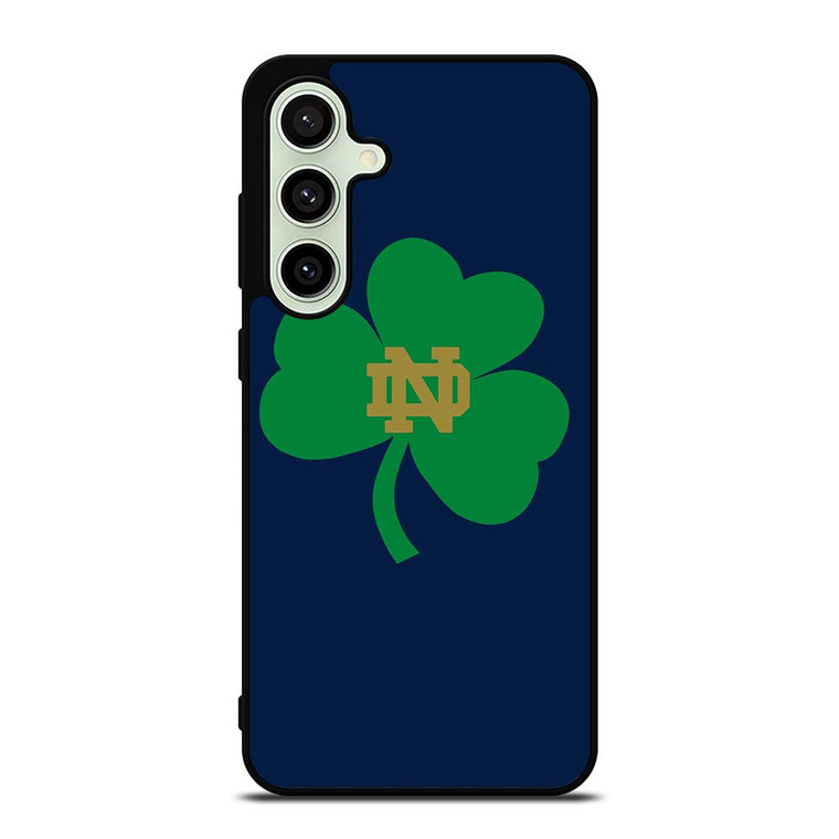 NOTRE DAME FIGHTING IRISH LEAF LOGO Samsung Galaxy S24 FE Case