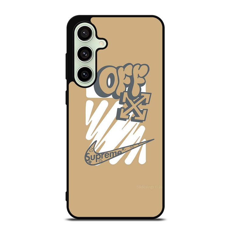 OFF WHITE NIKE SUPREME LOGO Samsung Galaxy S24 FE Case