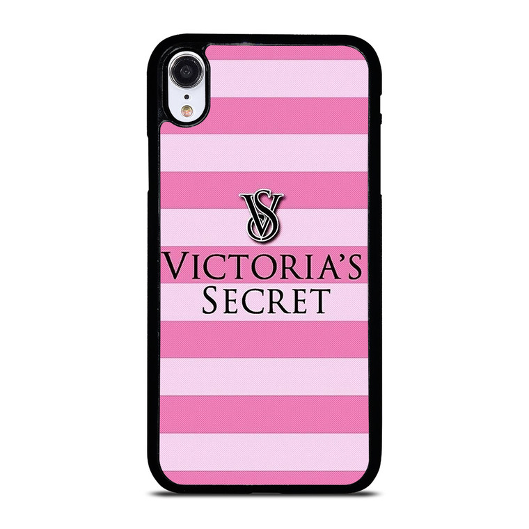 VICTORIA SECRET HORIZONTAL STRIPE LOGO iPhone XR Case