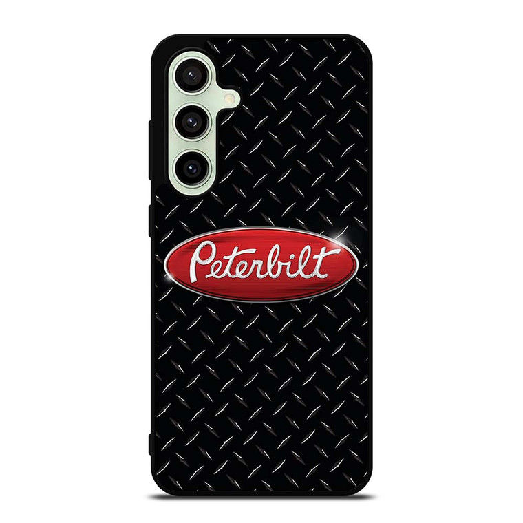 PETERBILT TRUCK PLATE BLACK Samsung Galaxy S24 FE Case