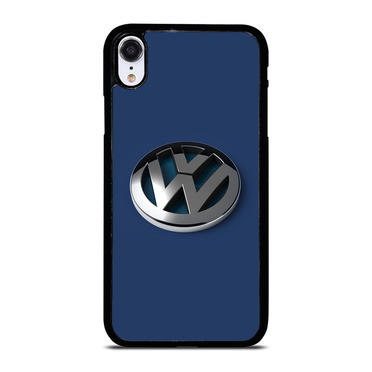VW VOLKSWAGEN GLOSSY LOGO EMBLEM iPhone XR Case