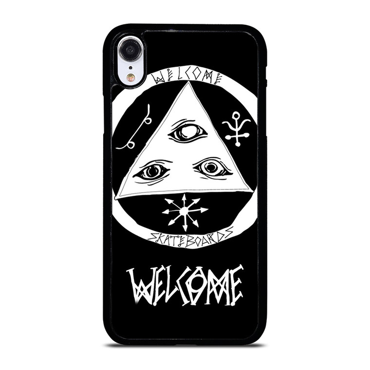 WELCOME SKATEBOARDS LOGO BLACK iPhone XR Case WELCOME SKATEBOARDS LOGO BLACK iPhone XR Case