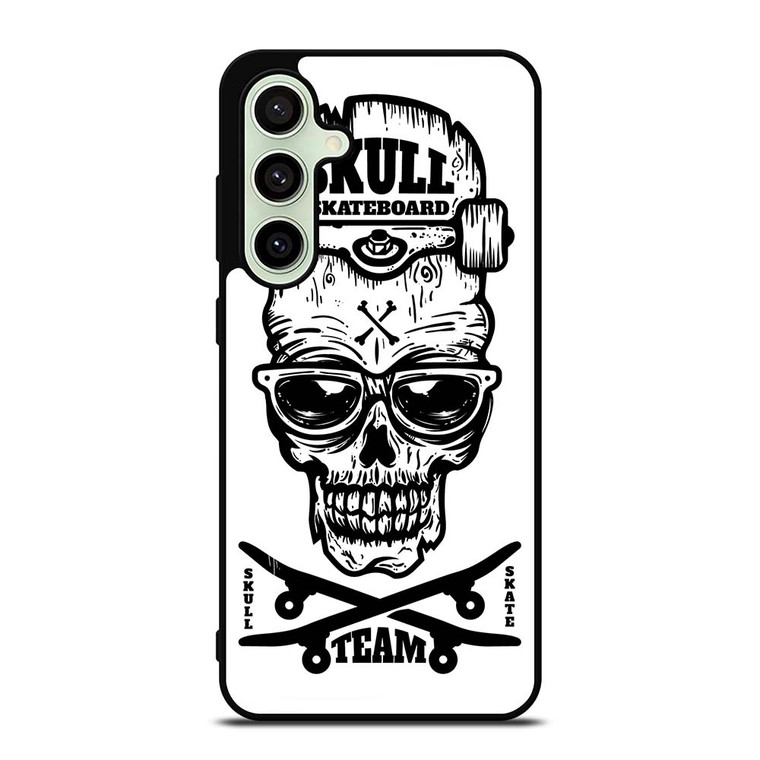 SKULL SKATEBOARD TEAM LOGO Samsung Galaxy S24 FE Case