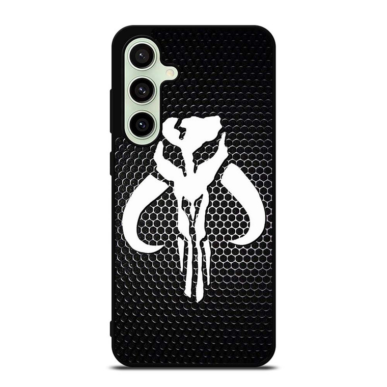 STAR WARS MANDALORIAN LOGO CARBON Samsung Galaxy S24 FE Case
