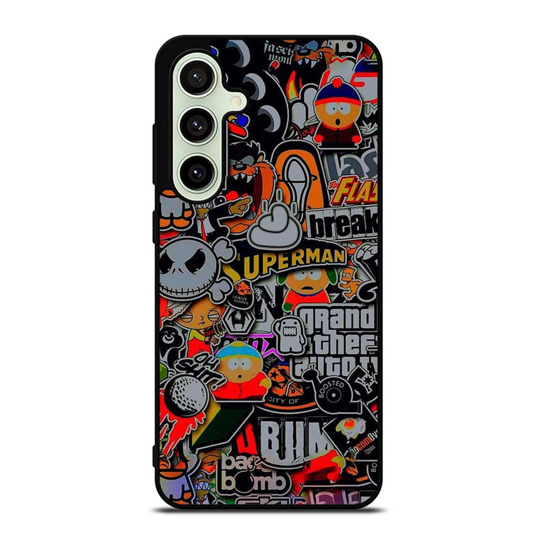 STICKER BOMB COMPILATION Samsung Galaxy S24 FE Case