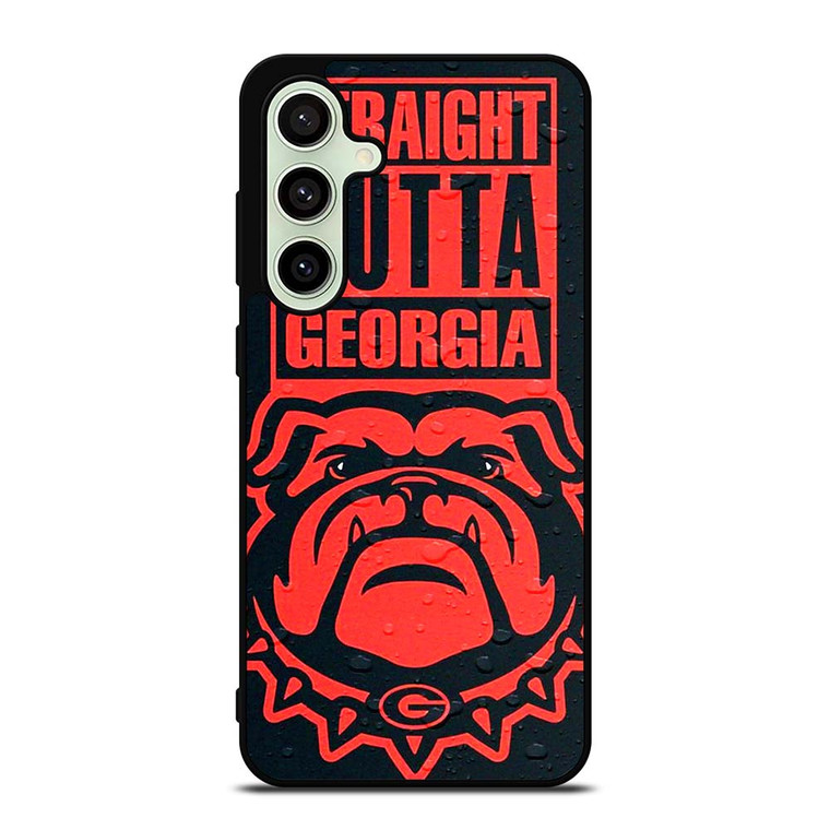 STRAIGHT OUTTA GEORGIA BULLDOGS DAWGS Samsung Galaxy S24 FE Case