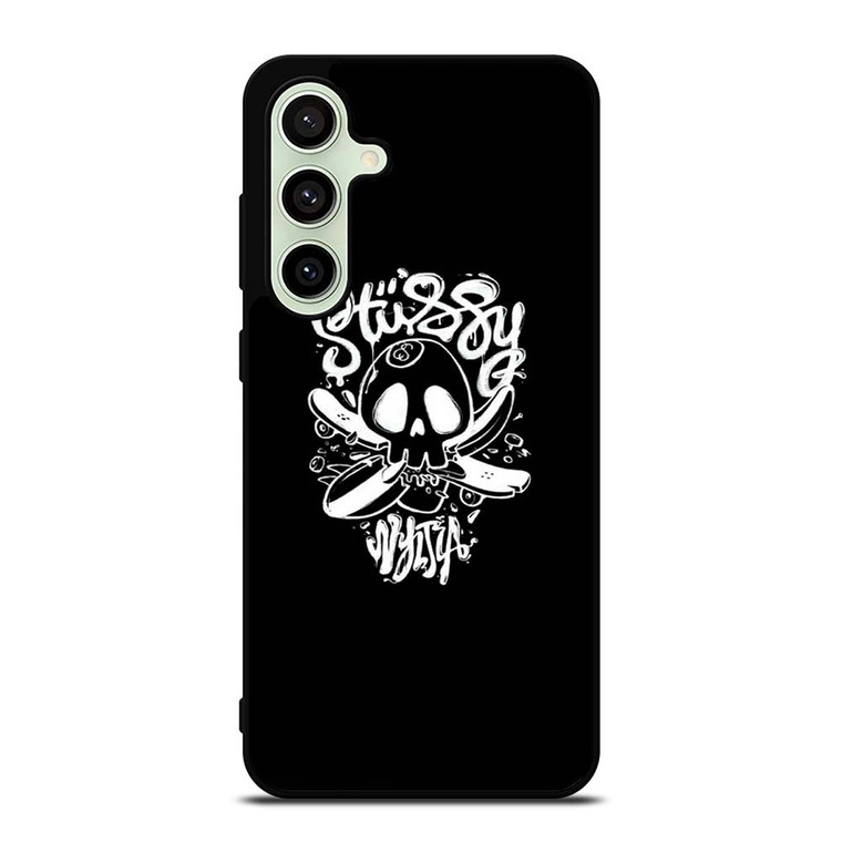 STUSSY SKULL LOGO ARTWORK Samsung Galaxy S24 FE Case