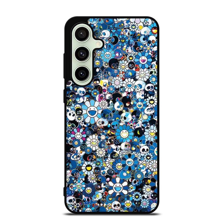 TAKASHI MURAKAMI FLOWERS BLUE Samsung Galaxy S24 FE Case