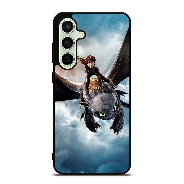 TOOTHLESS AND HICCUP TRAIN YOUR DRAGON Samsung Galaxy S24 FE Case