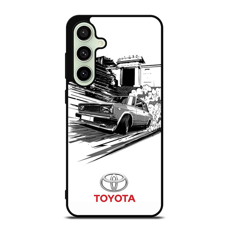 TOYOTA CAR CLASSIC SKETCH Samsung Galaxy S24 FE Case
