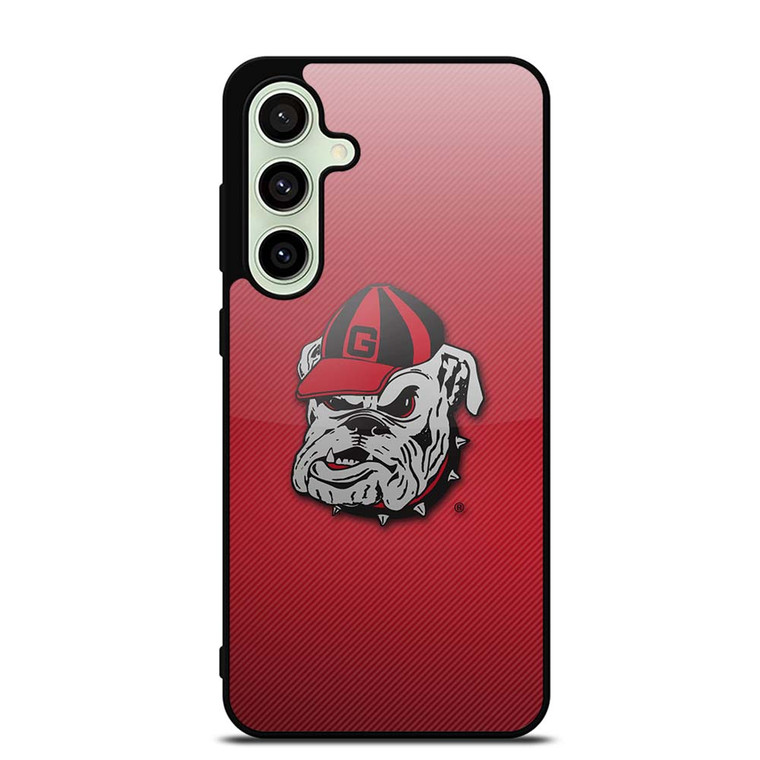 UNIVERSITY OF GEORGIA BULLDOGS UGA RED HAT Samsung Galaxy S24 FE Case