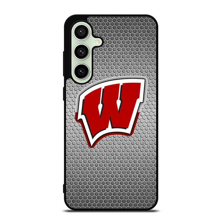 WISCONSIN BADGER EMBLEM Samsung Galaxy S24 FE Case