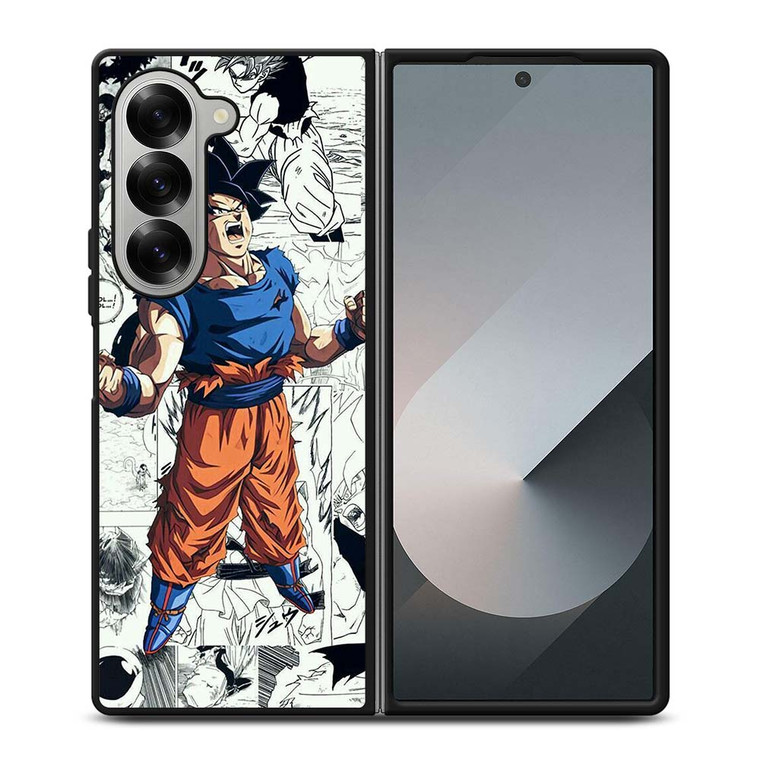 ANIME DRAGONBALL SUPER SAIYA SON GOKU COMIC Samsung Galaxy Z Fold 6 Case Cover