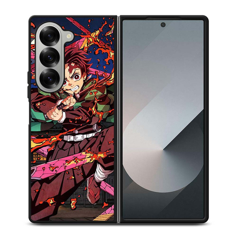 ANIME MANGA DEMON SLAYER TANJIRO KAMADO Samsung Galaxy Z Fold 6 Case Cover